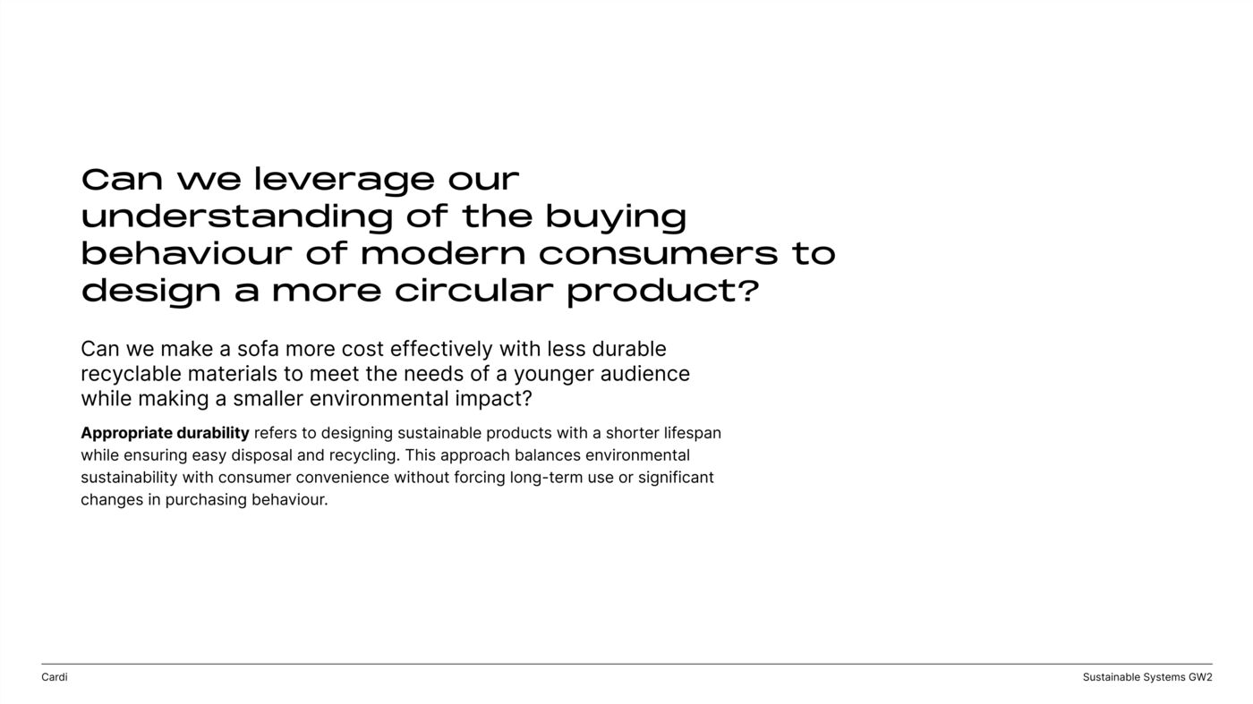 Slide: can we leverage the buying behaviour of modern consumers?