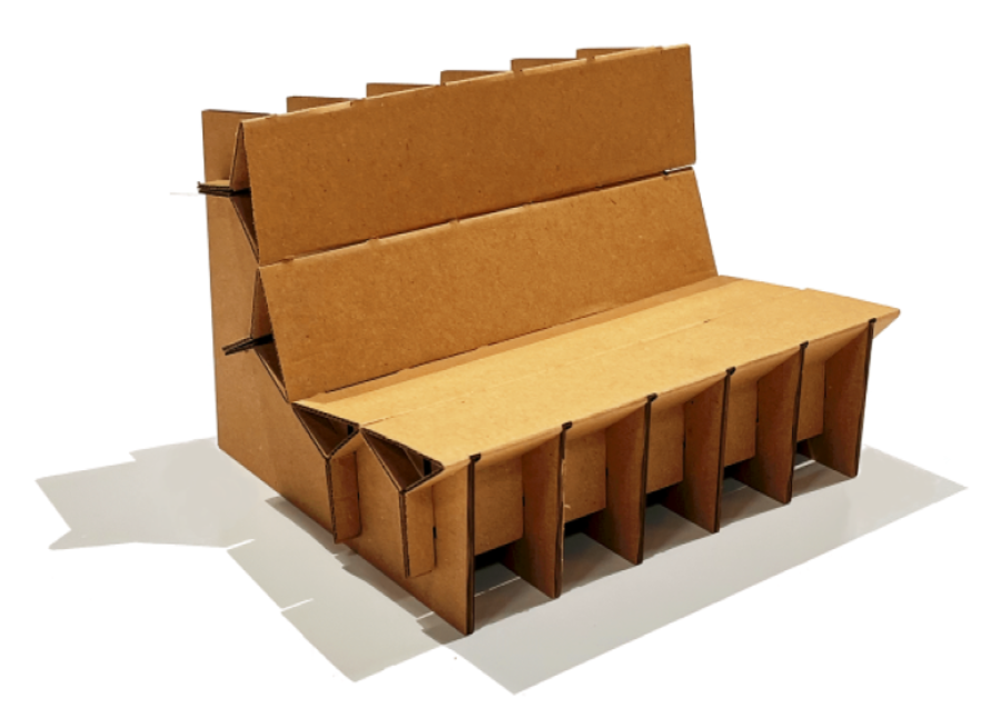 The CARDI sofa frame without cushions