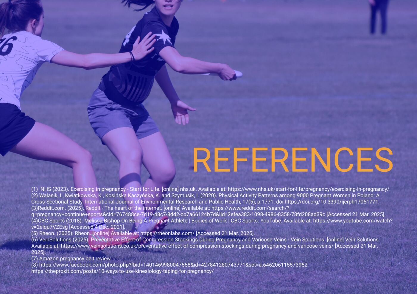 References slide